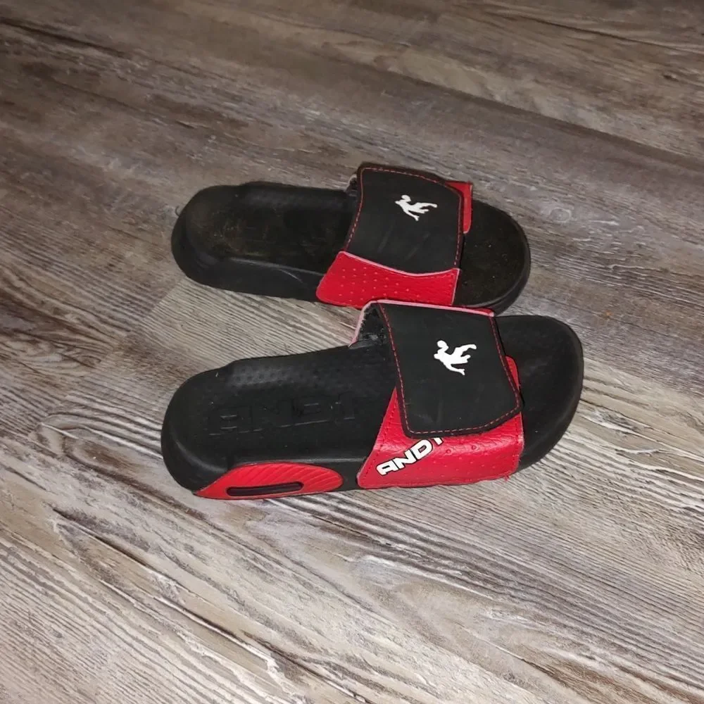 And1 Sildes flip flops  adjustable  Sz 12